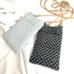 専用〔ハンドメイド〕ミナペルホネン　スマホショルダー　sky flower&mermaid