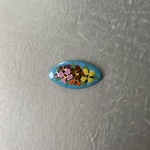 Vintage 80〜90s retro colorful enamel flower brooch レトロ ヴィンテージ カラフル エナメル フラワー ブローチ