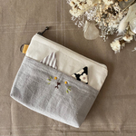 ネコちゃんといっしょ　16cmファスナーポーチ　