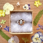 13〜15号【◎サイズ調整可】《silver925》flower motif ring ❁