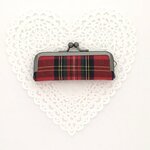 ★Ys*様ご注文品★印鑑ケース／USBケース（チェック柄／赤）tTa