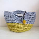 ゴールドバッグシルバー  スズランテープbag  レモン