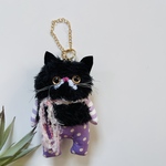 No.6407 ふわもこ猫chanキーホルダー