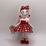 ハンドメイドドールチャーム　バックチャーム　お人形