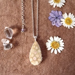 《silver925》fossil coral ❃ flower necklace✴︎