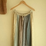 timameさま。ご予約品♪夏にピッタリ♪大人可愛いパッチスカート♪フリーサイズ♪