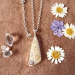 《silver925》fossil coral ❃ flower necklace✴︎