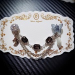 ◆ファーストール用ブローチ silver◆ 1/3ドール向けサイズ