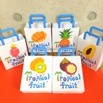 トロピカルフルーツのミニ紙袋