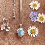《silver925》 tsubu tsubu ✼ turquoise necklace ❃