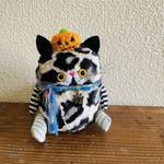 No.6114 ハロウィン🎃コロリンお座り猫chanぬいぐるみ