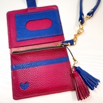 (受注作成)障害者手帳ケース　コインケース、フック付き　