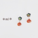 ハロウィンかぼちゃピアス