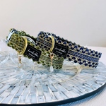 〈No.63〉オーダー首輪/刺繍リボン/首輪/リード/ハーネス/ハーフチョーク/ショルダーリード/ペットグッズ/