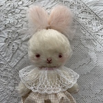 10/17販売☆販売☆立ち耳うさぎさん♪瞳赤×クリアピンク