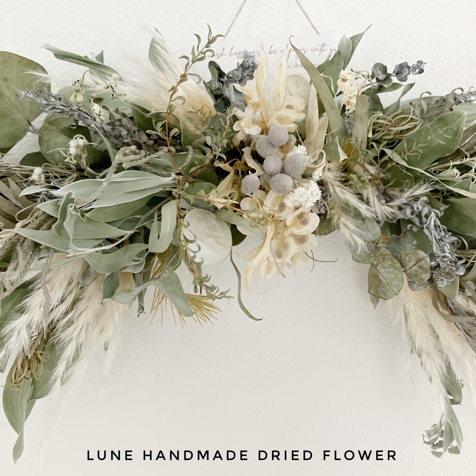 ドライフラワースワッグ 横長スワッグ - LUNE GALLERY | minne