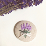 ラベンダーの花束  刺繍ブローチ