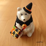 しろくま貯金箱用 　👻ハロウィン•魔法学校👻　ハロウィントートバッグ－co. orange