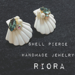 大きめshellのbijou pierce《ピアス》
