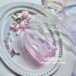 ピンク・教会・ステンドグラス♥シャカシャカキーホルダー・シェイカー ♡Y052♡医病みiyami.handmade