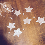 風鈴♡ 星とパールで涼しく演出♡ シンプルで涼しげ   