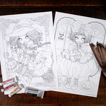 大人の塗り絵　Dollish-G Halloween 2枚入り