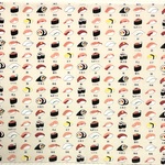  35cm✖️50cm ランチョンマット☆お寿司🍣ベージュ