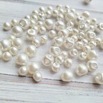 約１４５個★鈴丸ビーズ　アクリルパール2種　8ミリ６ミリ