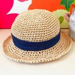 子供用♡デニム 麦わら帽子♡⑧