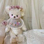 snow white･｡.:*･ミルク色のテディベア