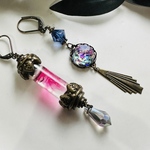 MCB  再販✖️10  夜の魔術部　夜空カボションと溶液　ピアス　イヤリング