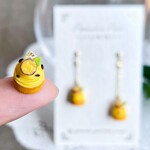 🌟さつまいものモンブランタルト【ピアス・イヤリング】(片耳)