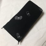 【ご予約品】ミナペルホネン dop 黒 ショルダーストラップ