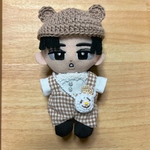 すのチル服　ハドメイド♪  服上下とクマの帽子と雪だるまのかばんの4点セット