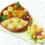 ミニチュア・栗ごはんのお弁当⑤