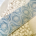 [50cm程度] インド刺繍リボン　ファブリック　B