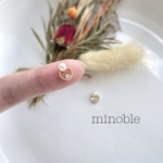 new▷Amai♡ ピアス/ノンホールイヤリング/ノンホールピアス＊受注製作＊1032