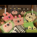 くまの子1  うさぎの子1  ポケットティッシュケース