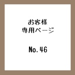 お客様専用ページ＊No.46