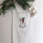 Christmas  tapestry / MOKUBA | コットンリネン | クリスマス | 木馬 | ツリー
