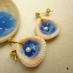 Y様お取り置き品　貝に小さな海ピアス