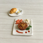 『記念日のディナー♪』★ステーキセット★ミニチュアフード ２個セット
