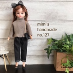 リカちゃん　ブライス　服　ハンドメイド　no.127