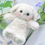 ロップイヤーうさぎちゃんぬいぐるみ🐰《オフホワイト》