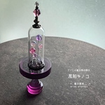 [新作]アリエの魔法素材標本ガラスドーム 秋色「風船キノコ」