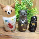 K様オーダー品＊お庭でティータイム＊仲良し３びき♪