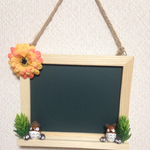 どんぐりトトロ風黒板