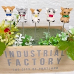ガーデンピック　ハンドメイド　猫ちゃんピック　多肉植物　ネコ　猫　招き猫
