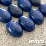 【4個】天然石♡カボション　10×14mm《ラピスラズリ》C43