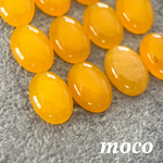 【4個】10×14mm　天然石　カボション《トパーズ》C46